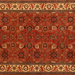 Farahan rectangular 8' 11" by 12' 0" rug made in Afghanistan with 200 knots/inch