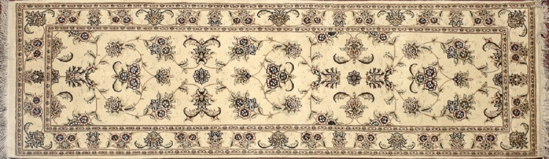 Tabriz runner 2' 5" by 8' 0" rug with all-over pattern from China