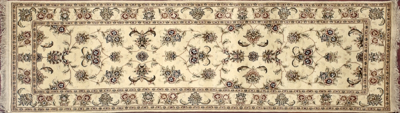 Tabriz runner 2' 5" by 8' 0" rug with all-over pattern from China - SKU# 15457